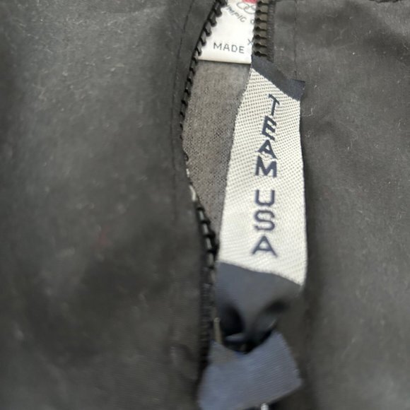 USA olympics full‎ zip team gray black sweatshirt super soft jacket size XXL - Picture 2 of 9